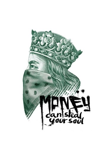 Koszulka "Money can steal your soul"